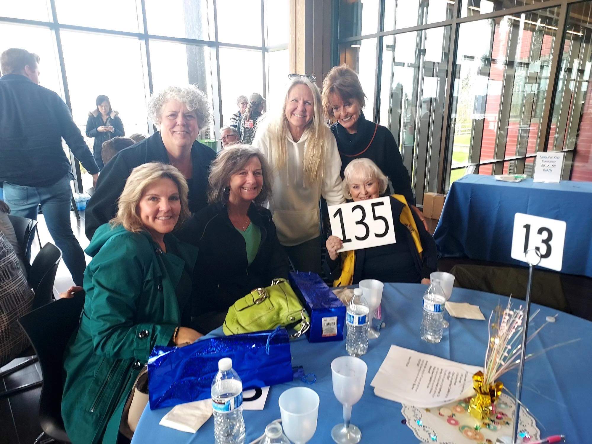 Kiwanians attending and volunteering at the PFK annual fundraiser